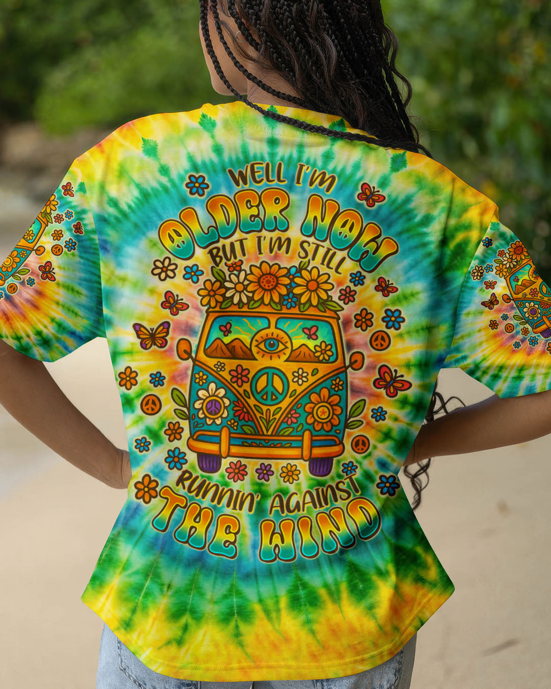 RUNNING AGAINST THE WIND BUS TIE DYE ALL OVER PRINT - TLTW1604252