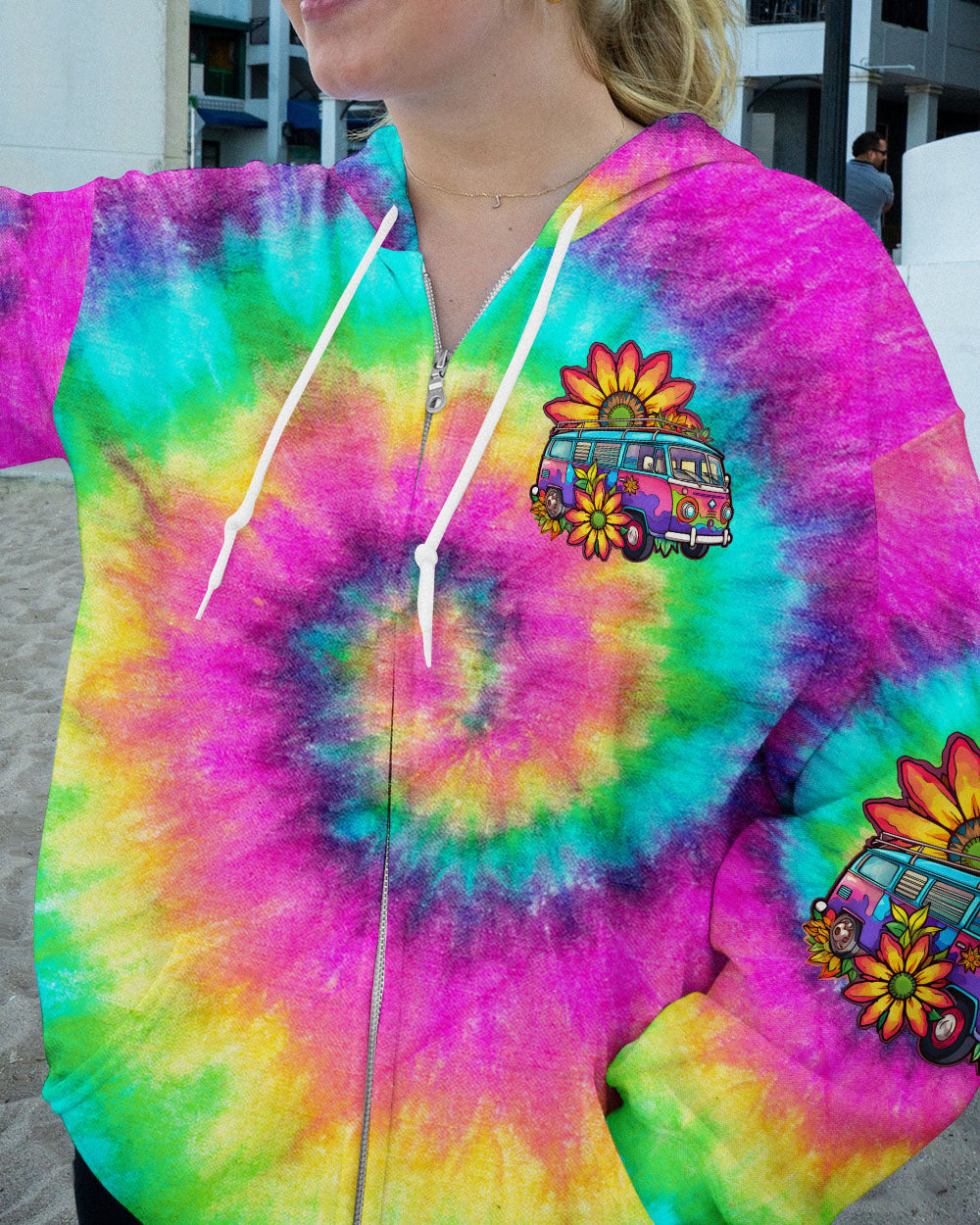 RUNNING AGAINST THE WIND TIE DYE ALL OVER PRINT - TLTW1606233