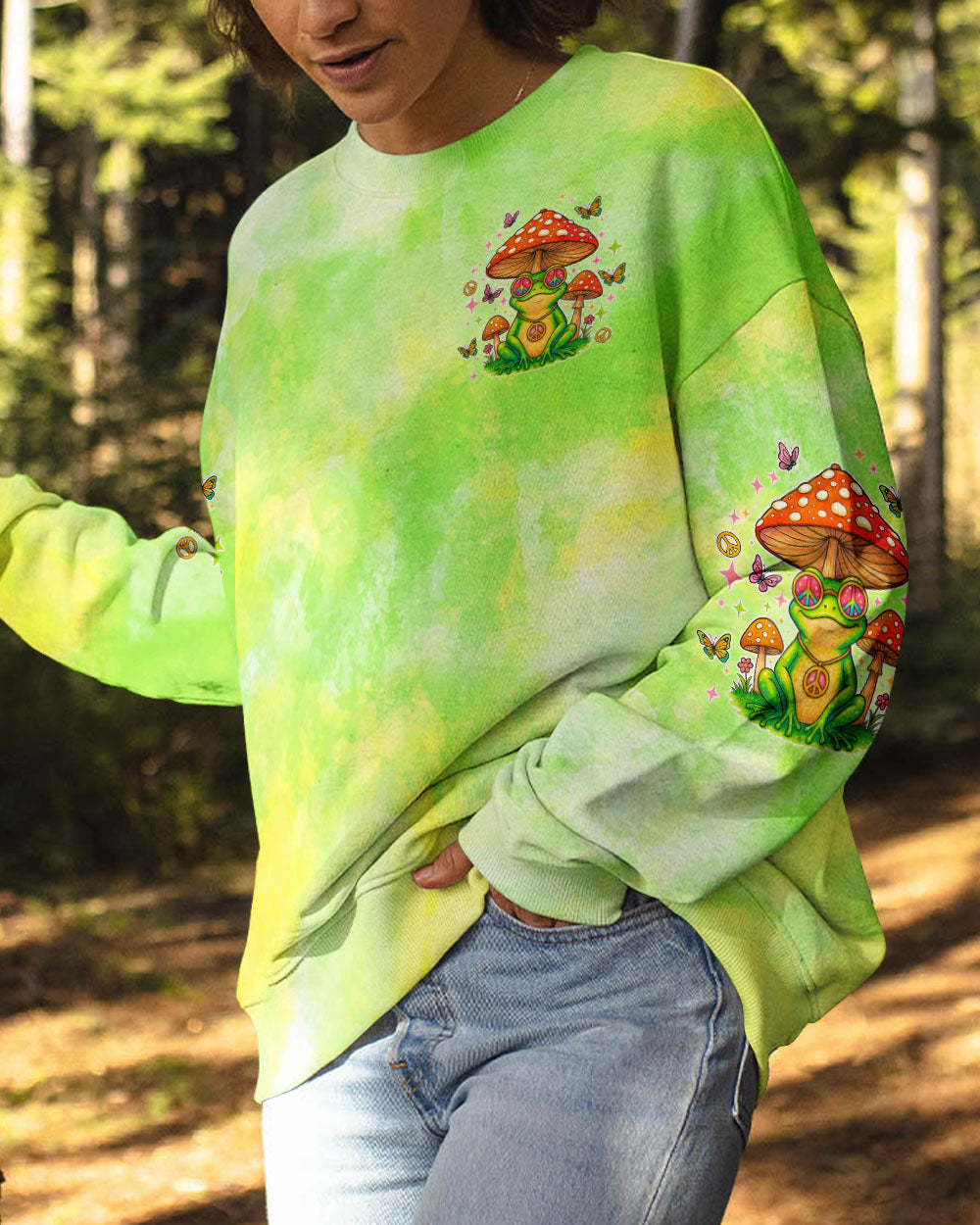 YOU ARE ENOUGH JUST AS YOU ARE FROG ALL OVER PRINT - TLTW1606251
