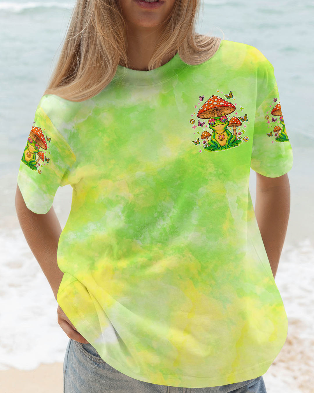 YOU ARE ENOUGH JUST AS YOU ARE FROG ALL OVER PRINT - TLTW1606251