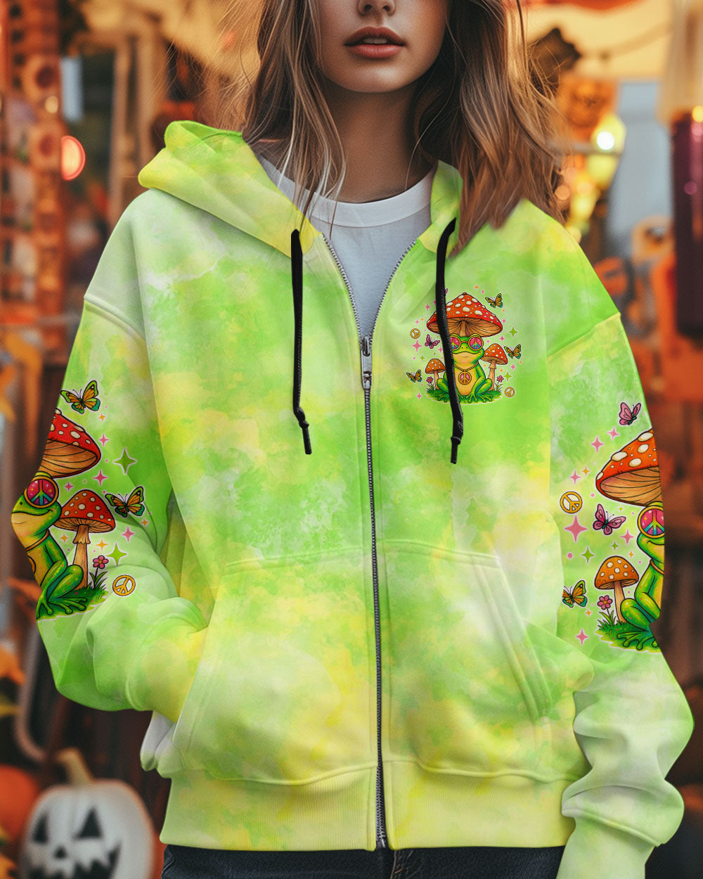 YOU ARE ENOUGH JUST AS YOU ARE FROG ALL OVER PRINT - TLTW1606251