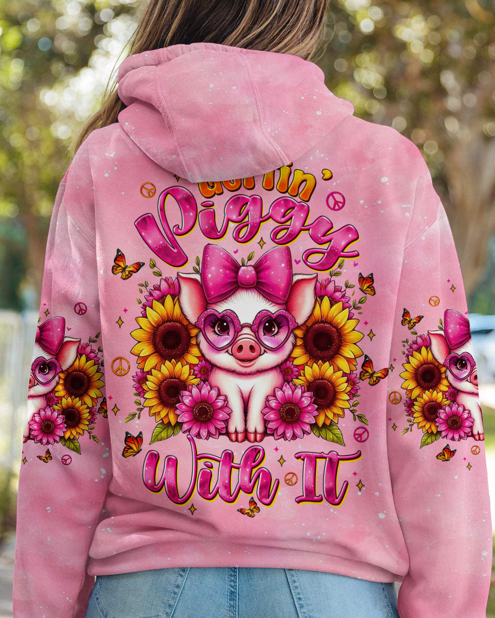 GETTIN' PIGGY WITH IT PIG ALL OVER PRINT - TLTW1607252