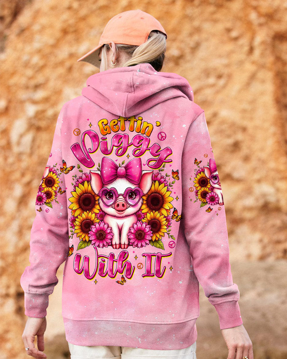 GETTIN' PIGGY WITH IT PIG ALL OVER PRINT - TLTW1607252