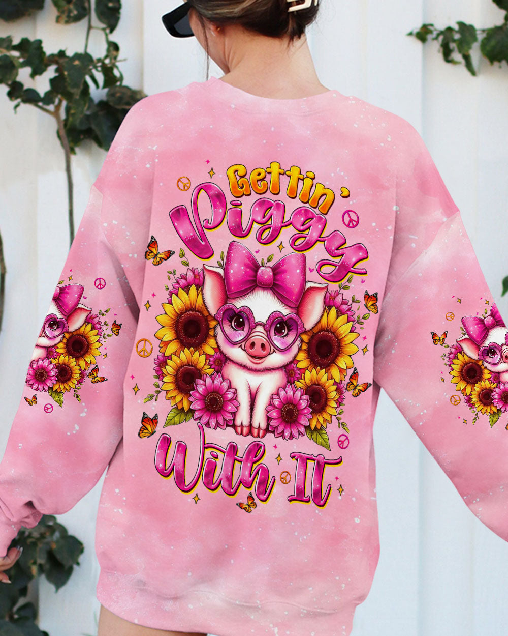 GETTIN' PIGGY WITH IT PIG ALL OVER PRINT - TLTW1607252