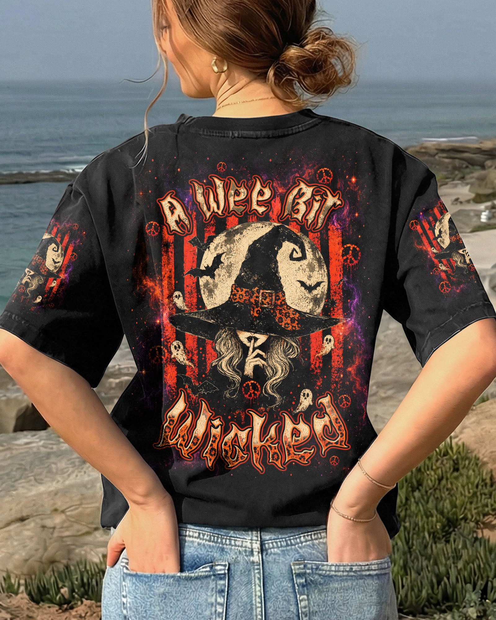A WEE BIT WICKED WITCH HALLOWEEN ALL OVER PRINT - TLTW1607263