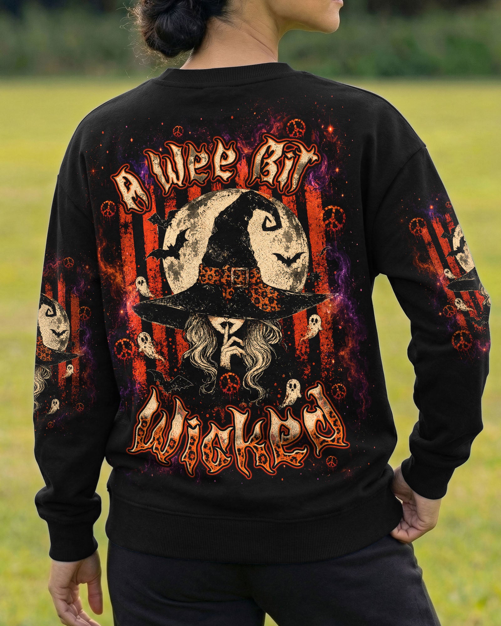 A WEE BIT WICKED WITCH HALLOWEEN ALL OVER PRINT - TLTW1607263