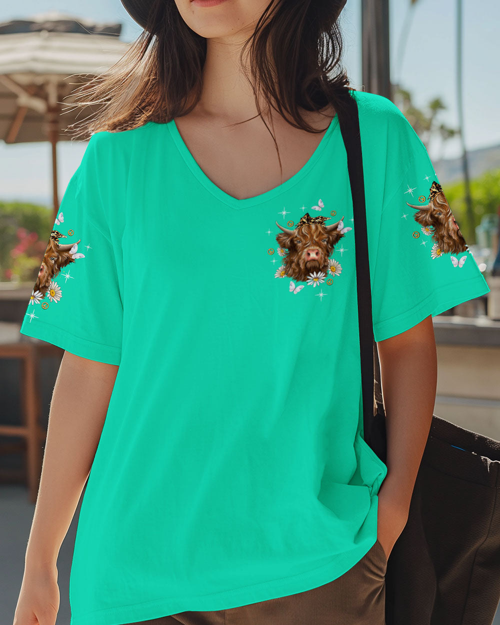 YOUR CRAZY IS SHOWING COW ALL OVER PRINT - TLTW1609254