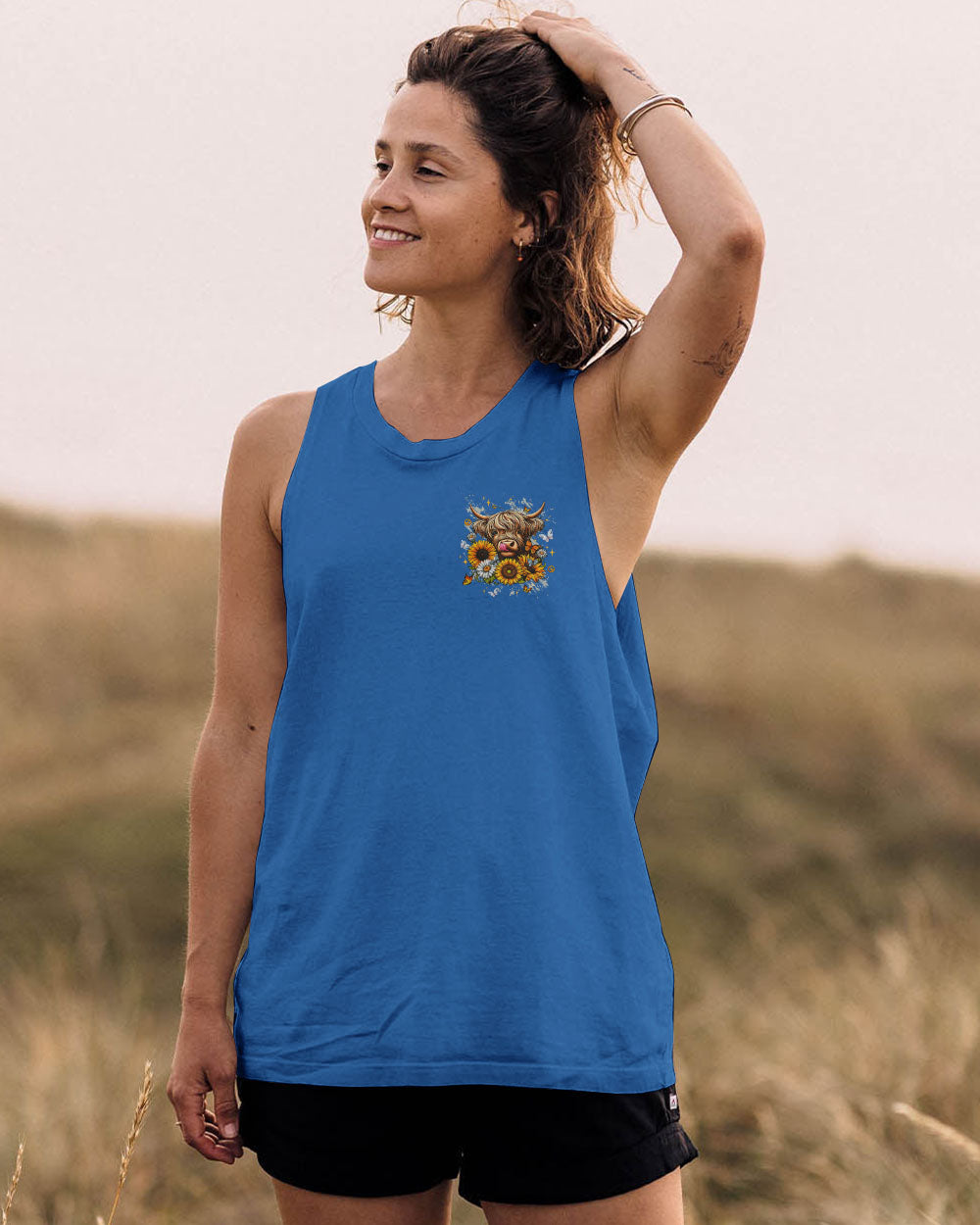 I'M NOT A HOT MESS COW SUNFLOWER ALL OVER PRINT - TLTW1610253
