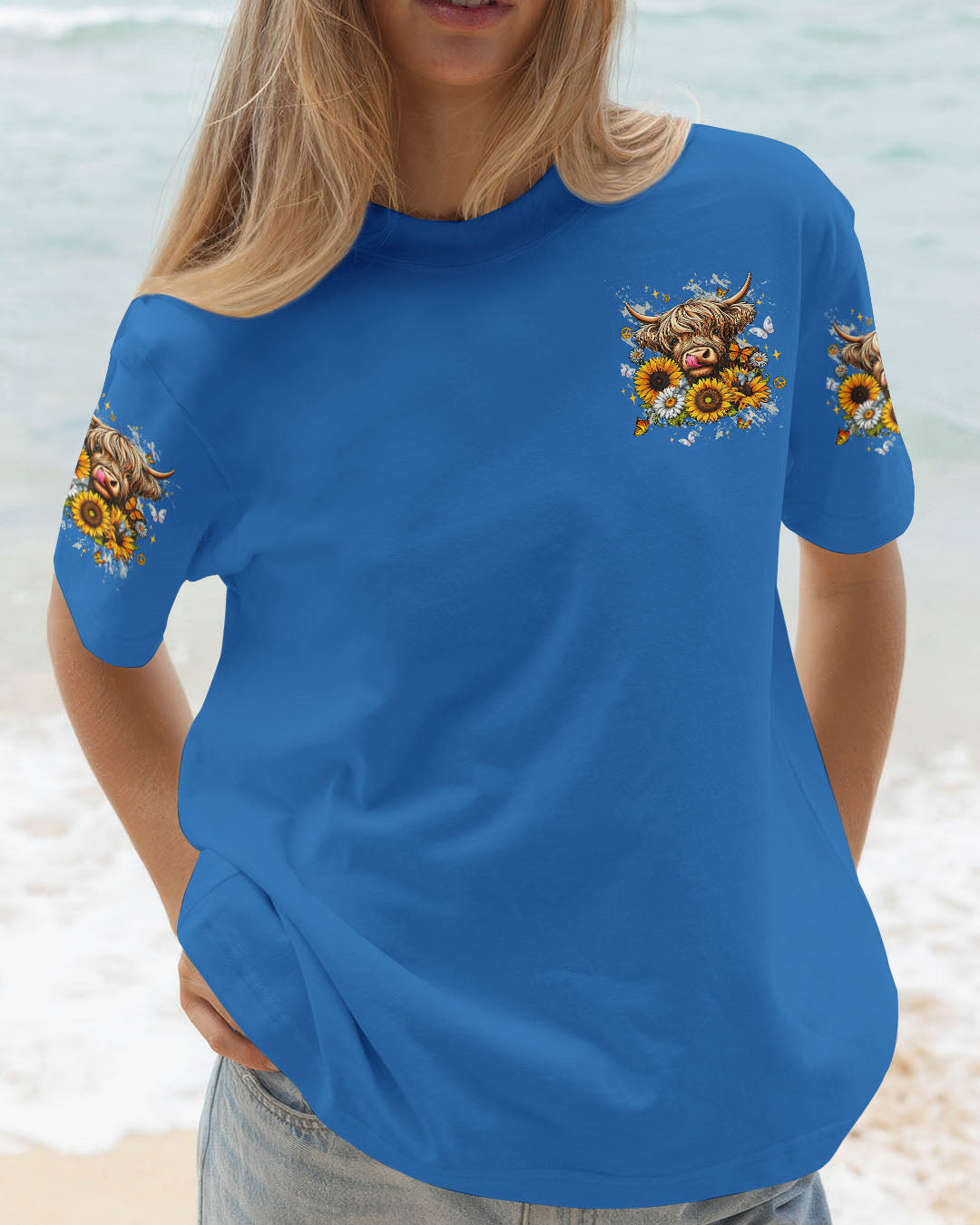 I'M NOT A HOT MESS COW SUNFLOWER ALL OVER PRINT - TLTW1610253