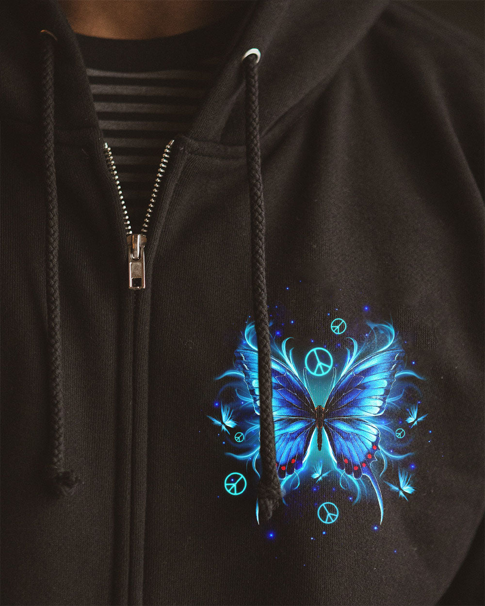 WHISPER WORDS OF WISDOM LET IT BE BUTTERFLY ALL OVER PRINT  - TLTW1612242