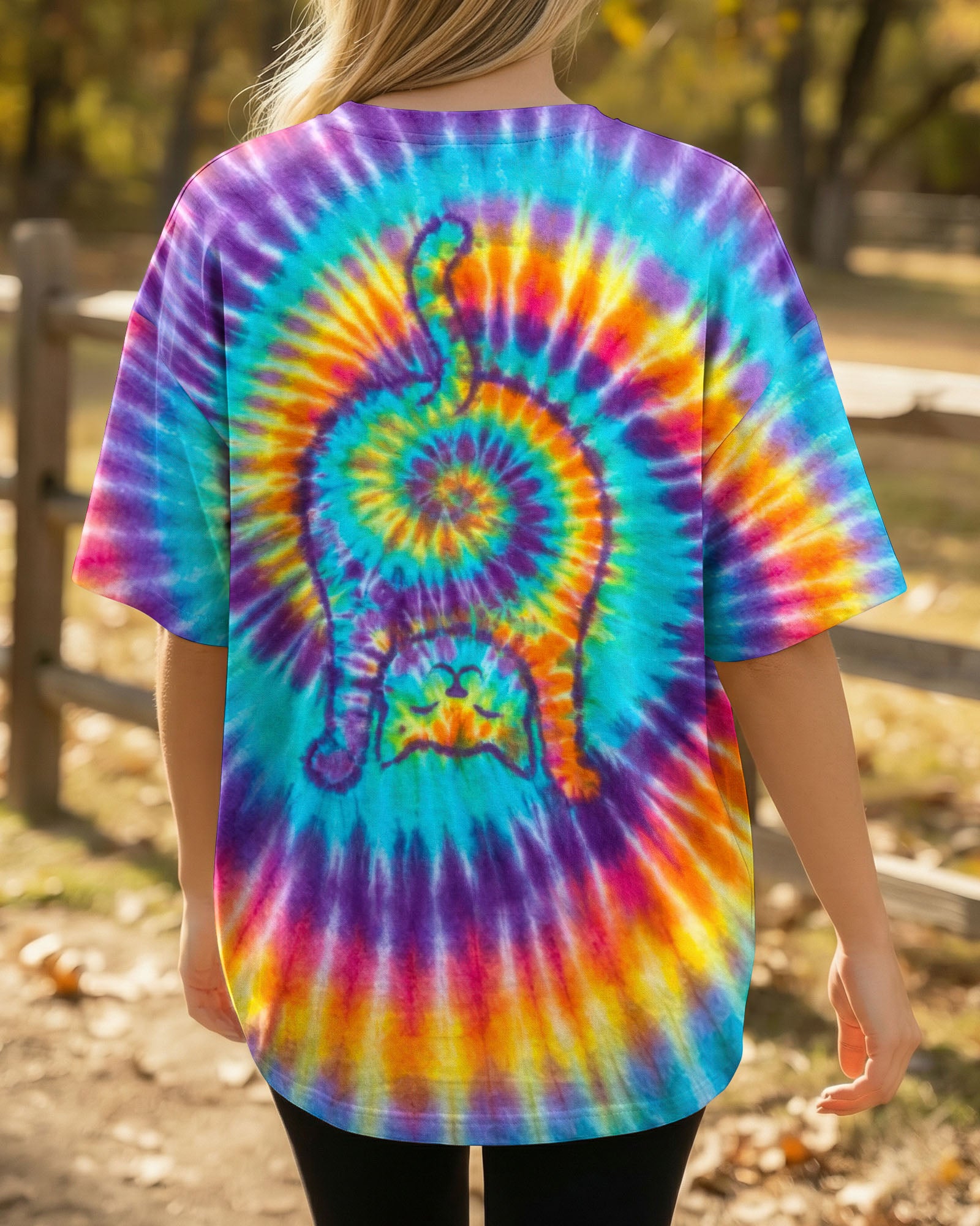 FUNNY CAT SWIRL ALL OVER PRINT - TLTW1701262