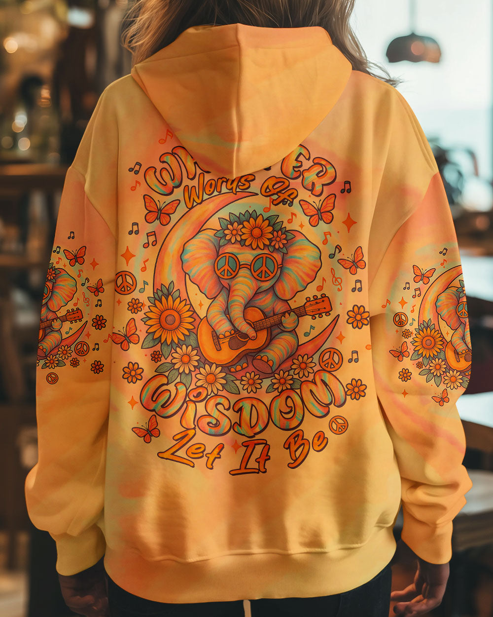 WHISPER WORDS OF WISDOM LET IT BE ELEPHANT ALL OVER PRINT  - TLTW1706254