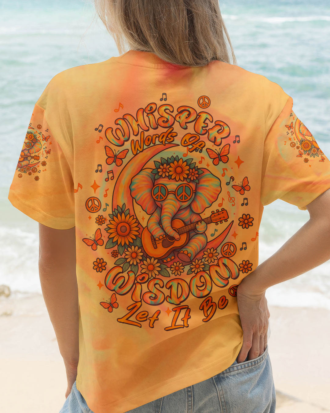 WHISPER WORDS OF WISDOM LET IT BE ELEPHANT ALL OVER PRINT  - TLTW1706254