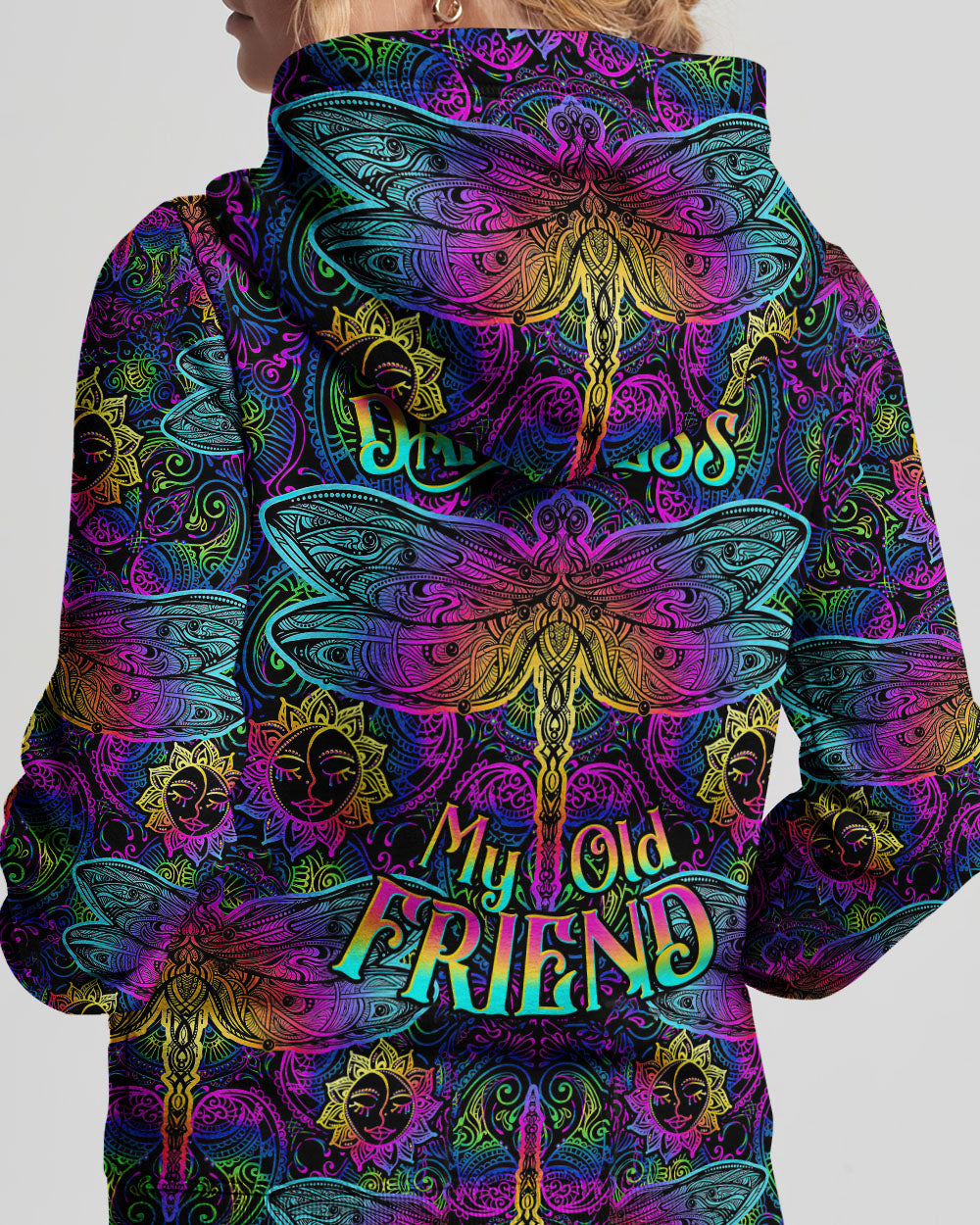 HELLO DARKNESS MY OLD FRIEND DRAGONFLY MANDALA ALL OVER PRINT - TLTW1707232