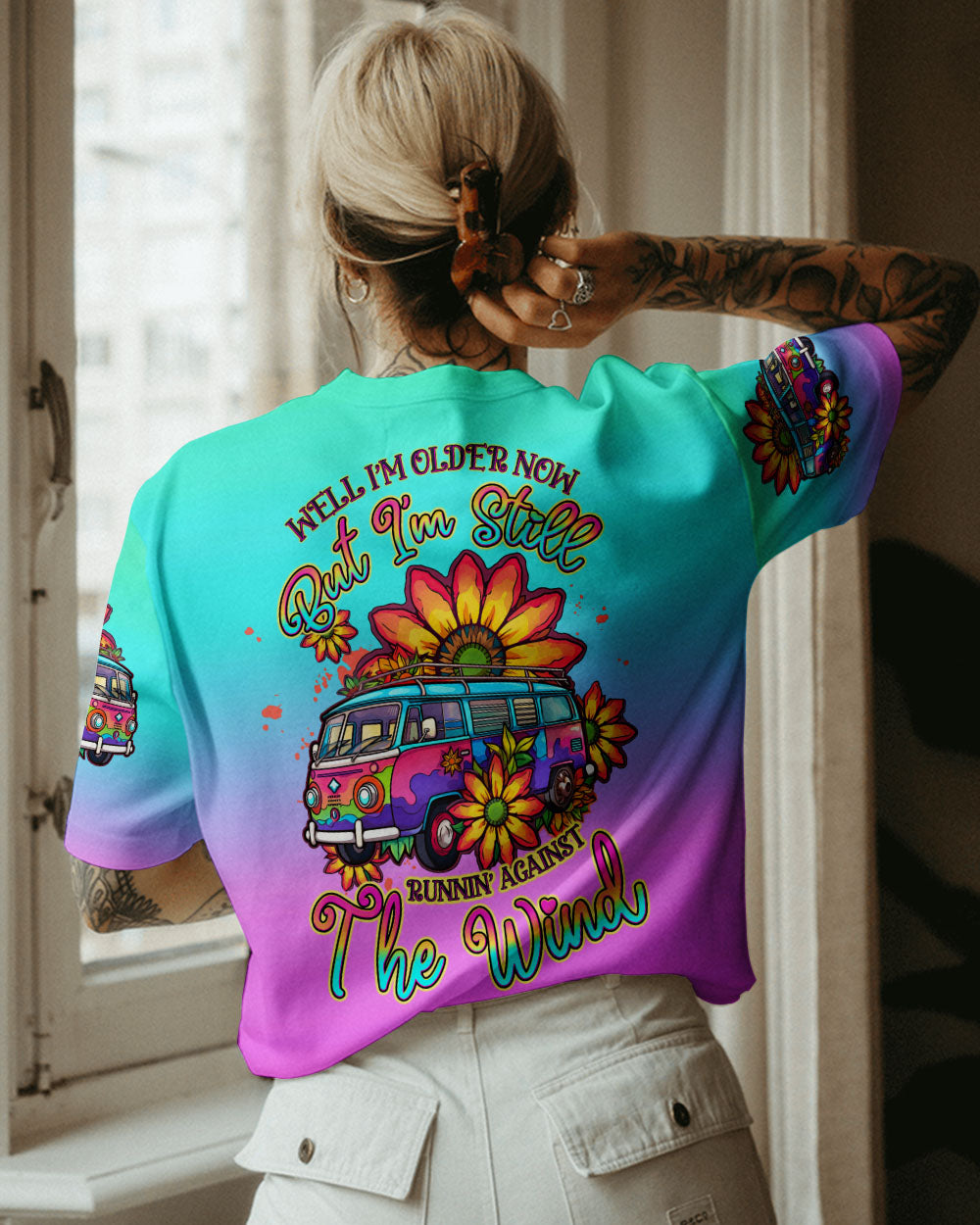 RUNNING AGAINST THE WIND ALL OVER PRINT - TLTW1707236