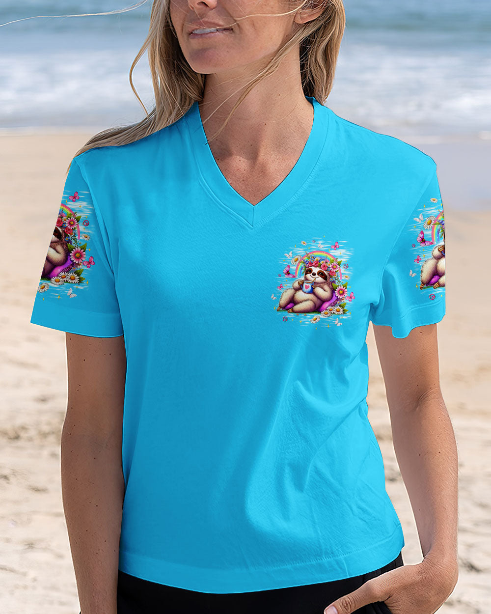 JUST BREATHE SLOTH ALL OVER PRINT - TLTW1709254