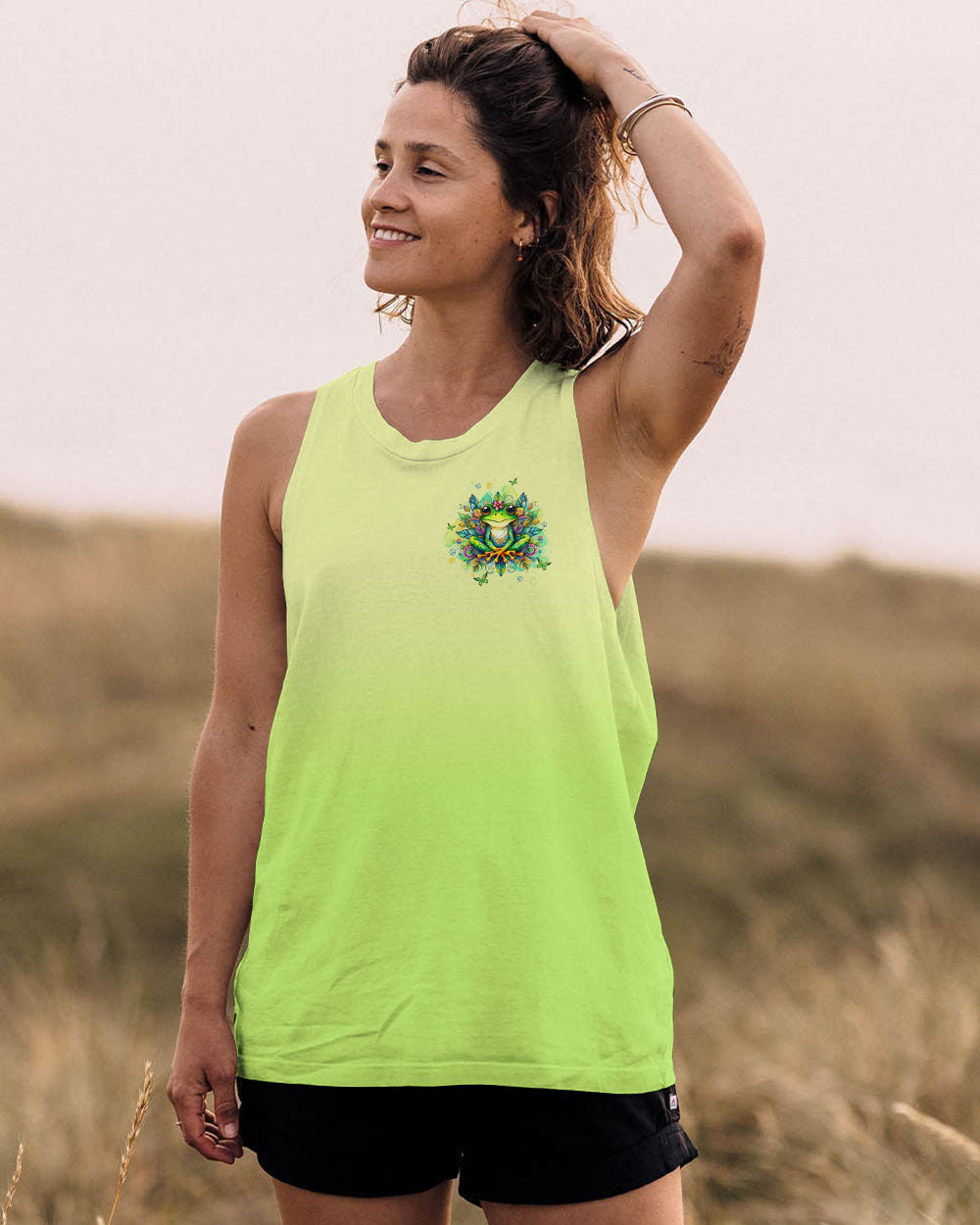 BE YOU THE WORLD WILL ADJUST FROG  ALL OVER PRINT  -  TLTW1803254