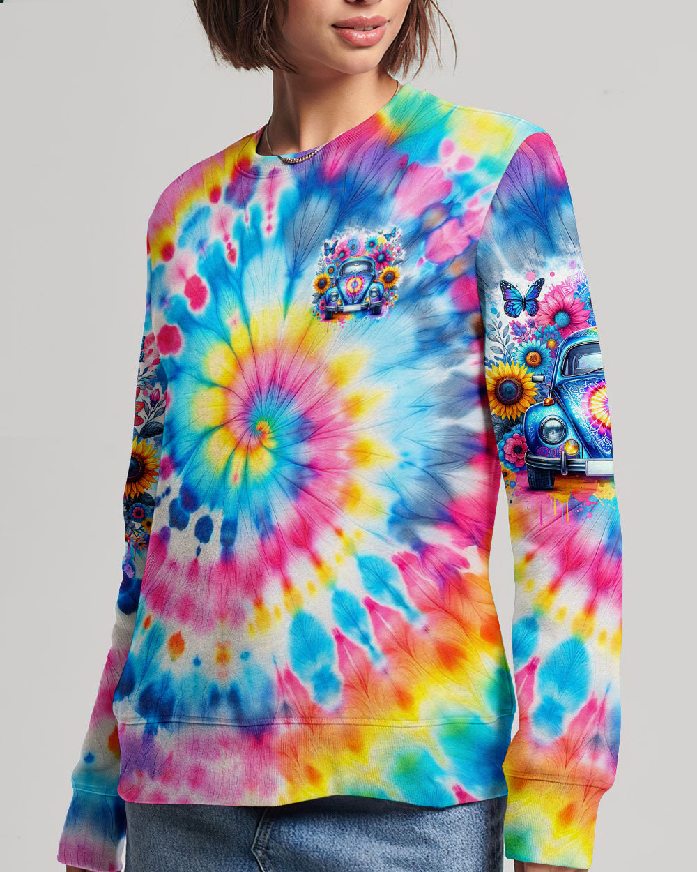 RUNNING AGAINST THE WIND TIE DYE ALL OVER PRINT - TLTW1901241