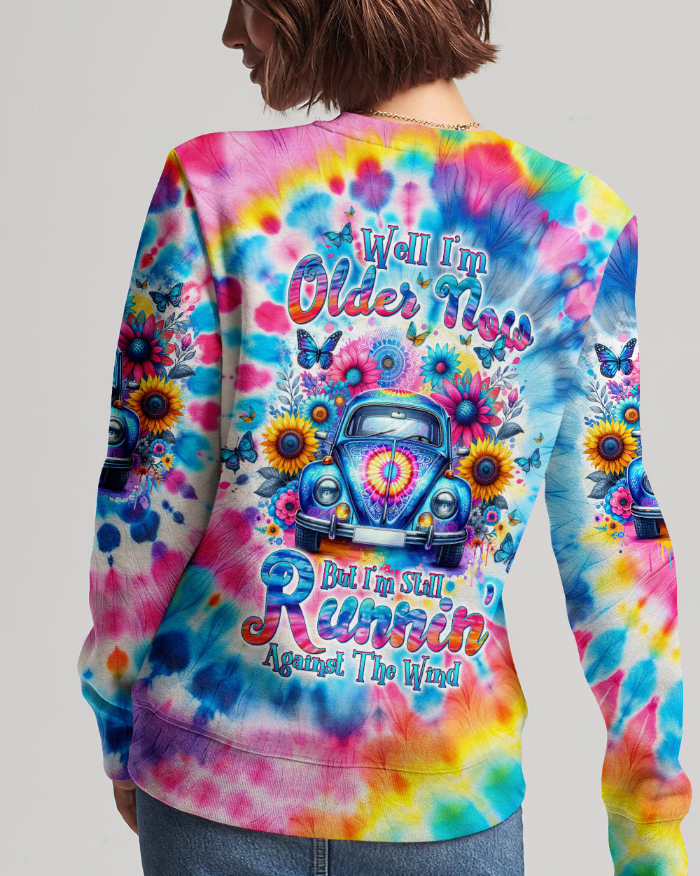 RUNNING AGAINST THE WIND TIE DYE ALL OVER PRINT - TLTW1901241