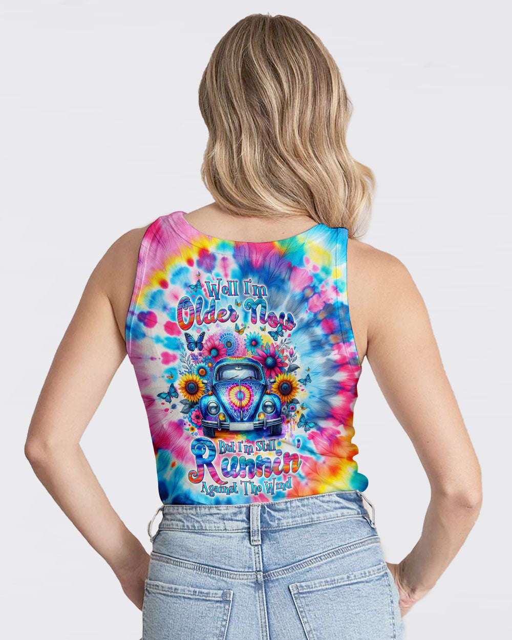 RUNNING AGAINST THE WIND TIE DYE ALL OVER PRINT - TLTW1901241