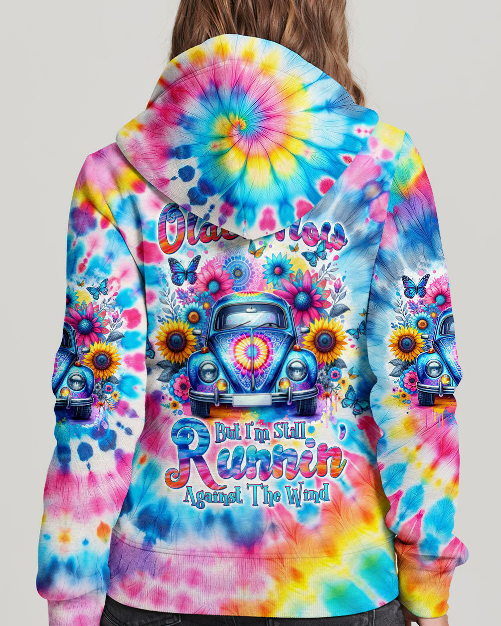 RUNNING AGAINST THE WIND TIE DYE ALL OVER PRINT - TLTW1901241