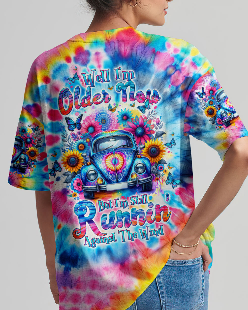RUNNING AGAINST THE WIND TIE DYE ALL OVER PRINT - TLTW1901241