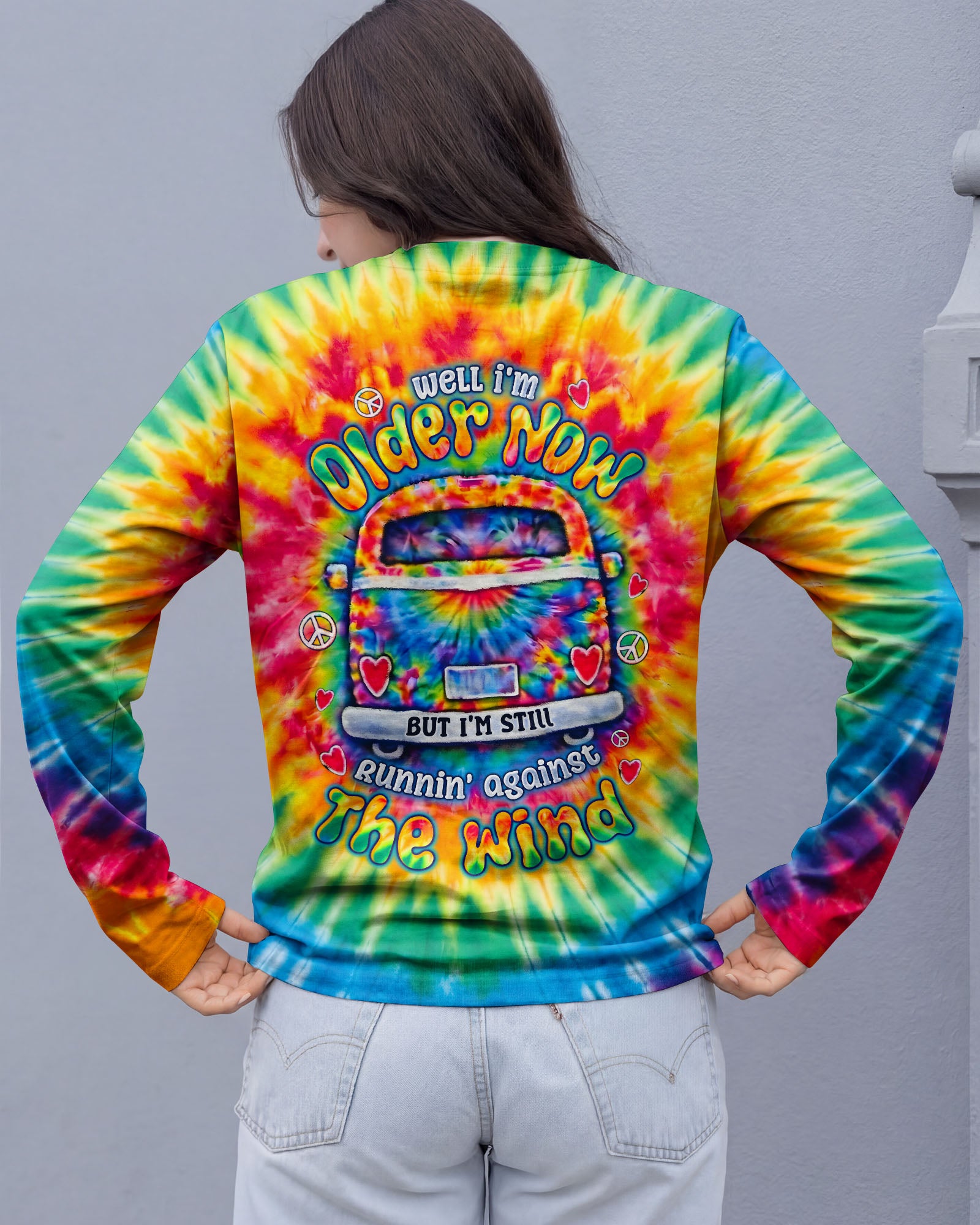 RUNNING AGAINST THE WIND BUS SWIRL ALL OVER PRINT - TLTW1901262