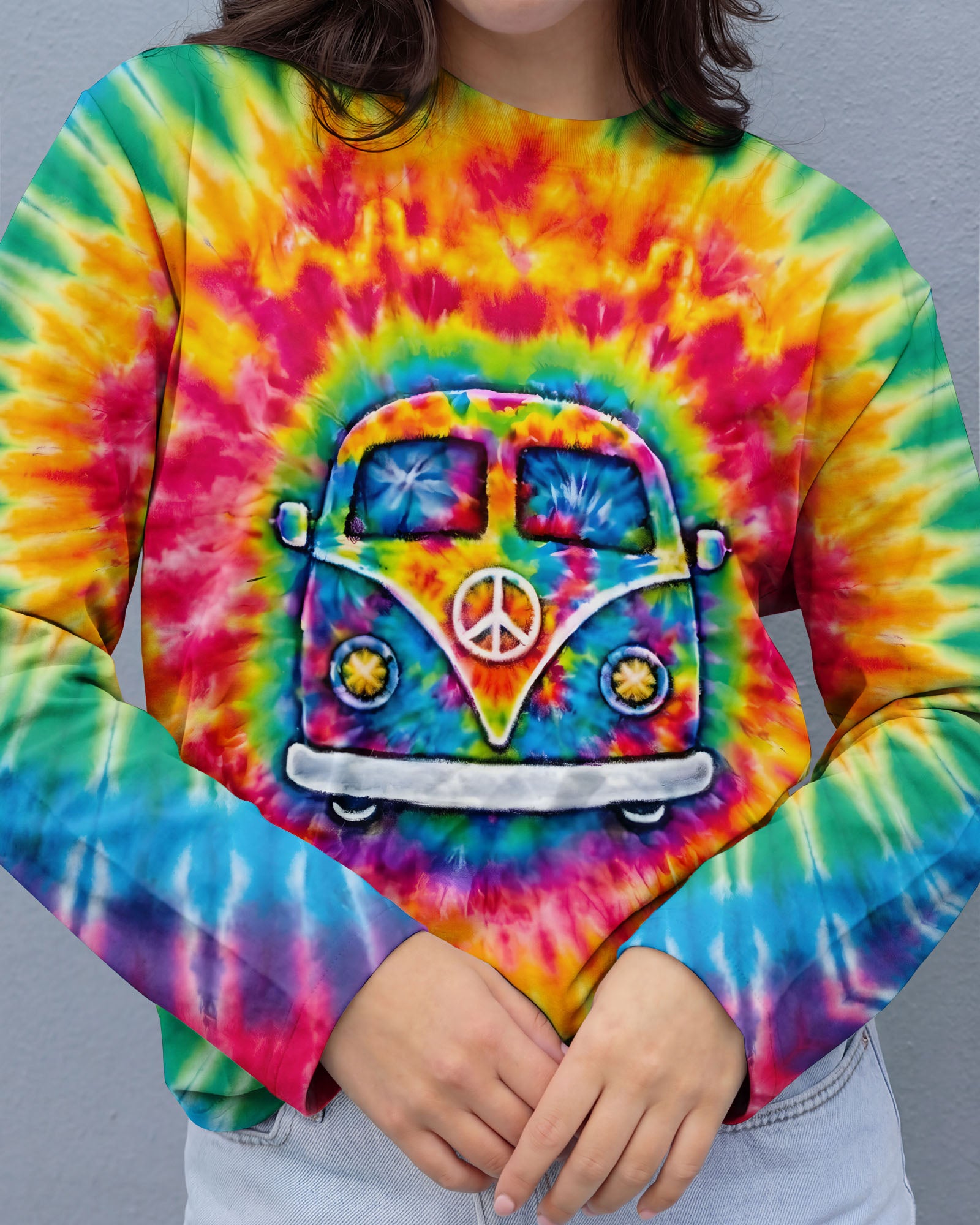 RUNNING AGAINST THE WIND BUS SWIRL ALL OVER PRINT - TLTW1901262