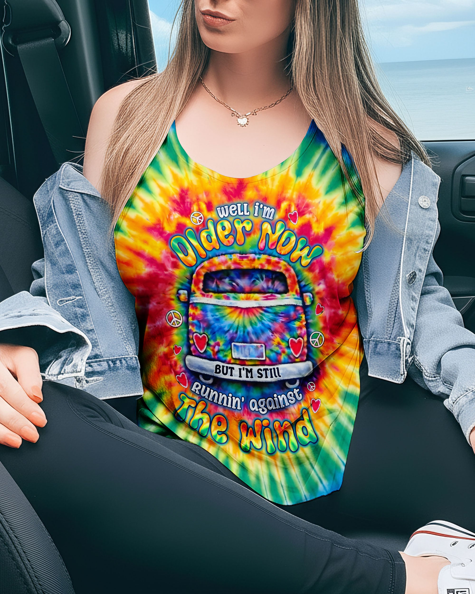 RUNNING AGAINST THE WIND BUS SWIRL ALL OVER PRINT - TLTW1901262