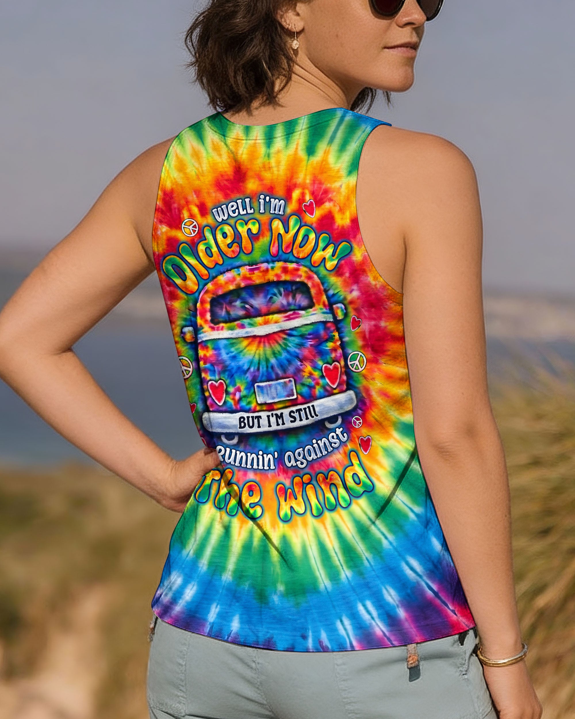 RUNNING AGAINST THE WIND BUS SWIRL ALL OVER PRINT - TLTW1901262