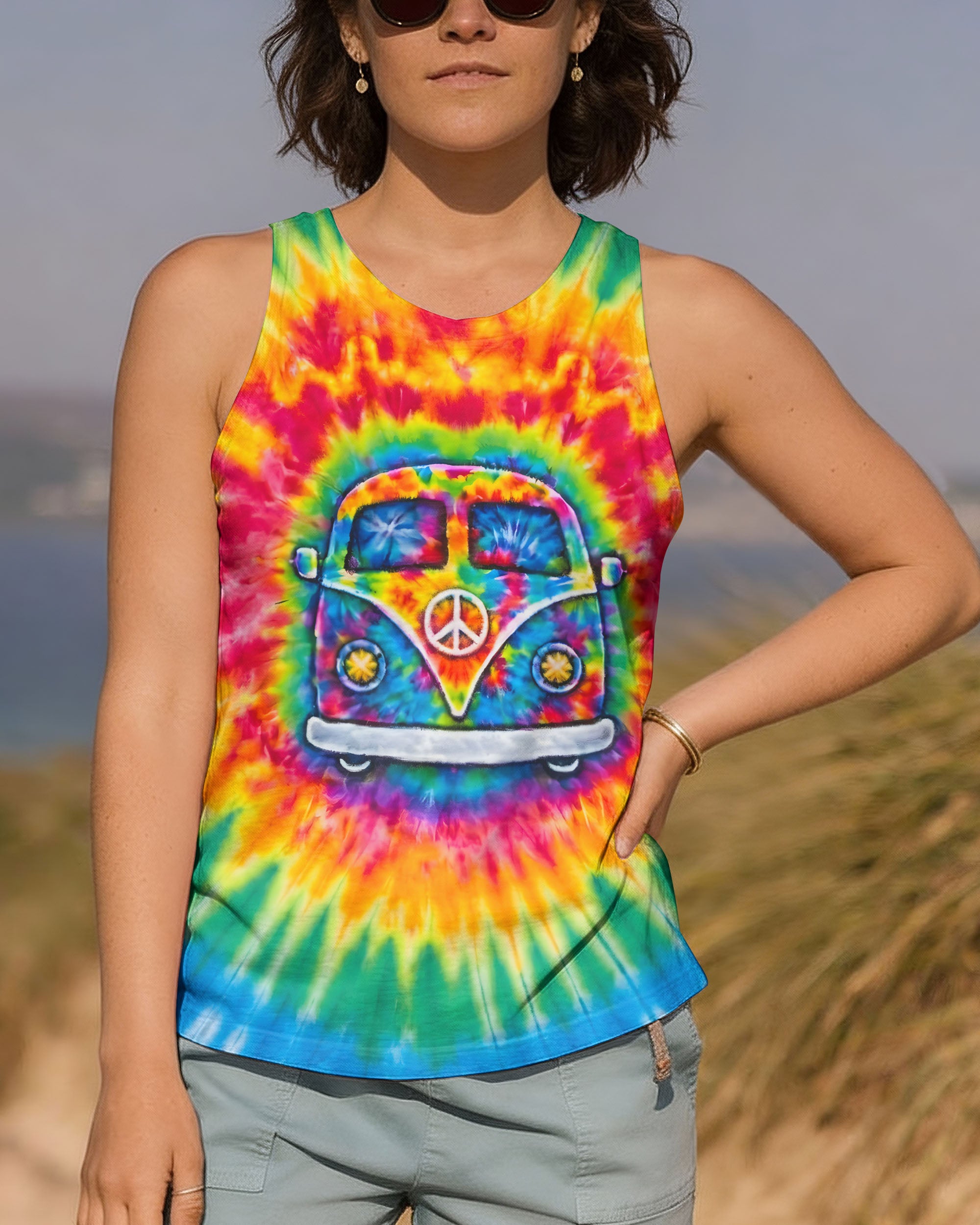 RUNNING AGAINST THE WIND BUS SWIRL ALL OVER PRINT - TLTW1901262