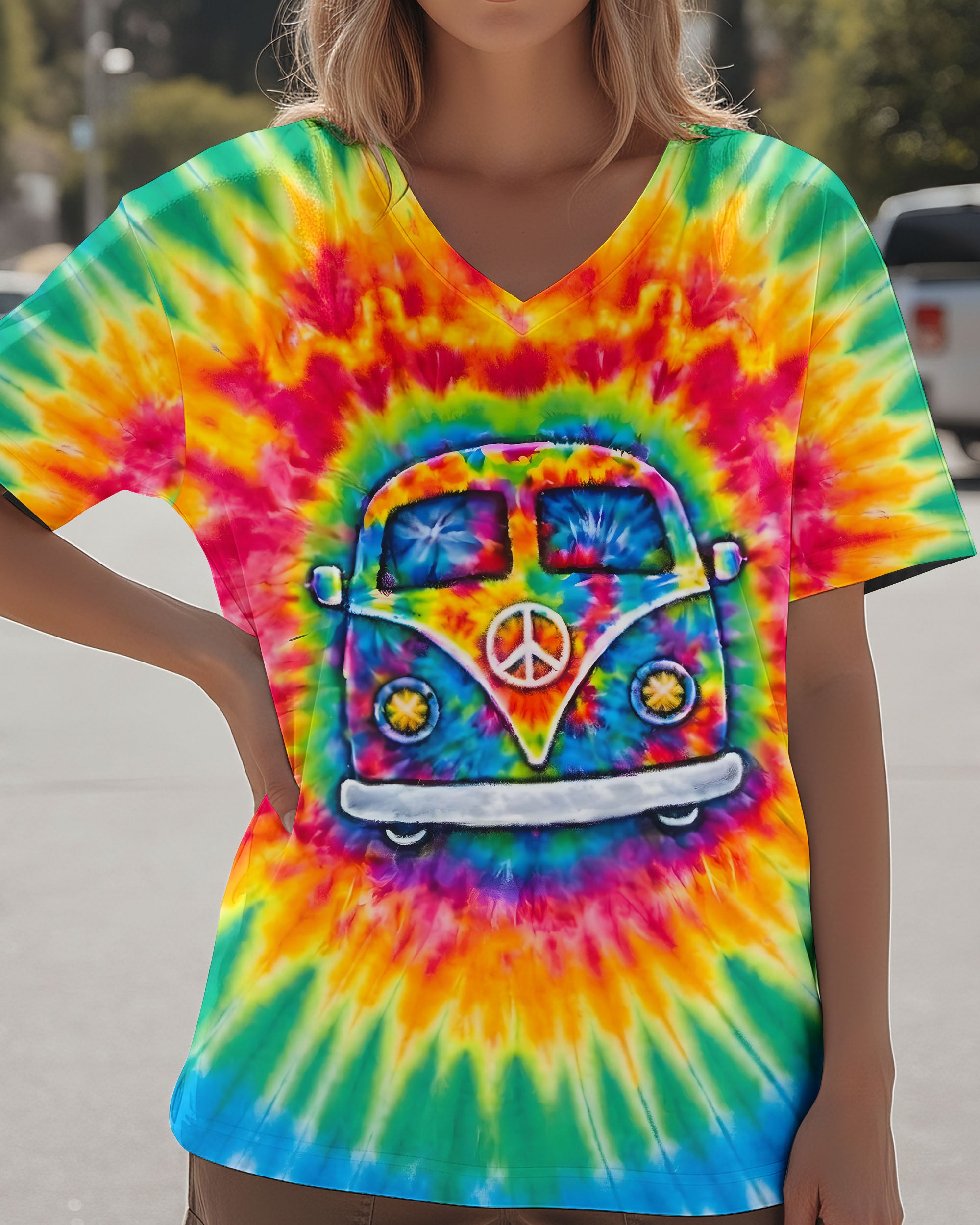 RUNNING AGAINST THE WIND BUS SWIRL ALL OVER PRINT - TLTW1901262
