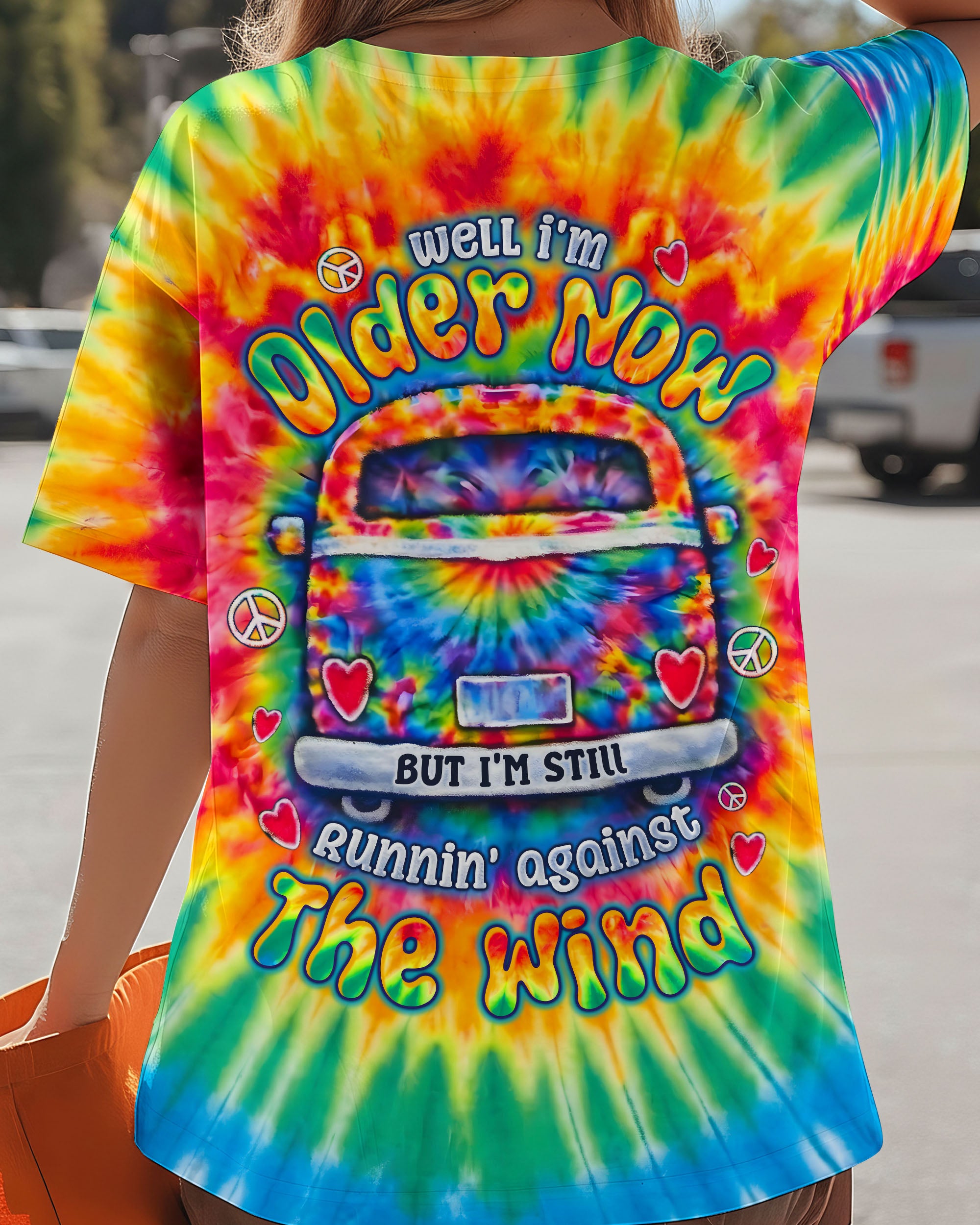 RUNNING AGAINST THE WIND BUS SWIRL ALL OVER PRINT - TLTW1901262