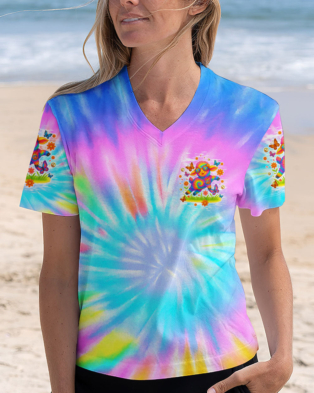 I'M NOT THE BLACK SHEEP TIE DYE  ALL OVER PRINT - TLTW1908252