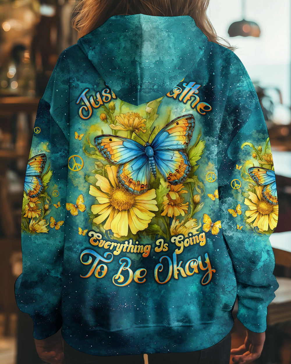JUST BREATHE BUTTERFY ALL OVER PRINT - TLTW1912244
