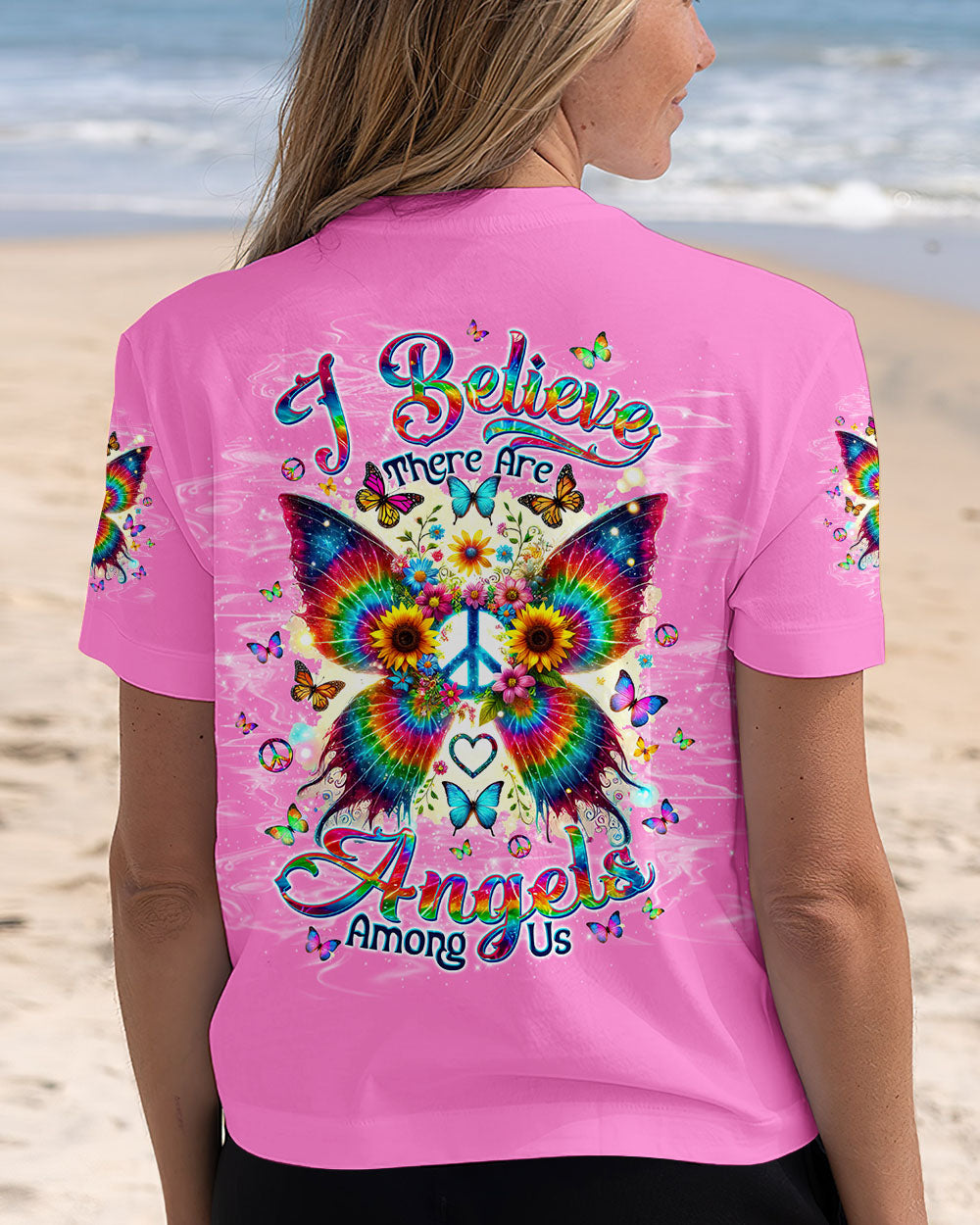 I BELIEVE THERE ARE ANGELS AMONG US WINGS ALL OVER PRINT  - TLTW2002254
