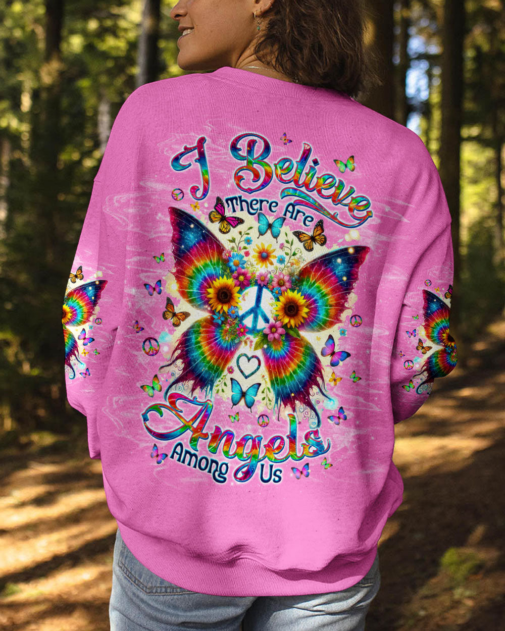 I BELIEVE THERE ARE ANGELS AMONG US WINGS ALL OVER PRINT  - TLTW2002254