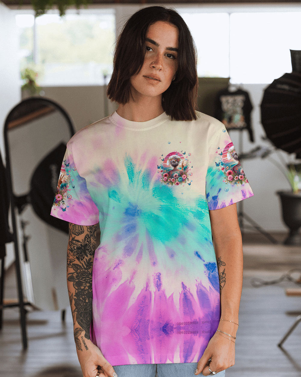 ASSUMING I'M JUST AN OLD LADY TIE DYE ALL OVER PRINT - TLTW2003252