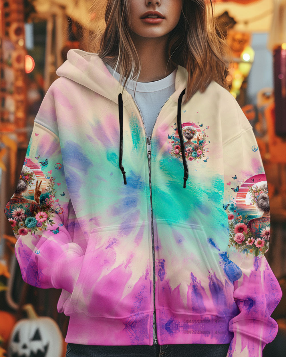 ASSUMING I'M JUST AN OLD LADY TIE DYE ALL OVER PRINT - TLTW2003252