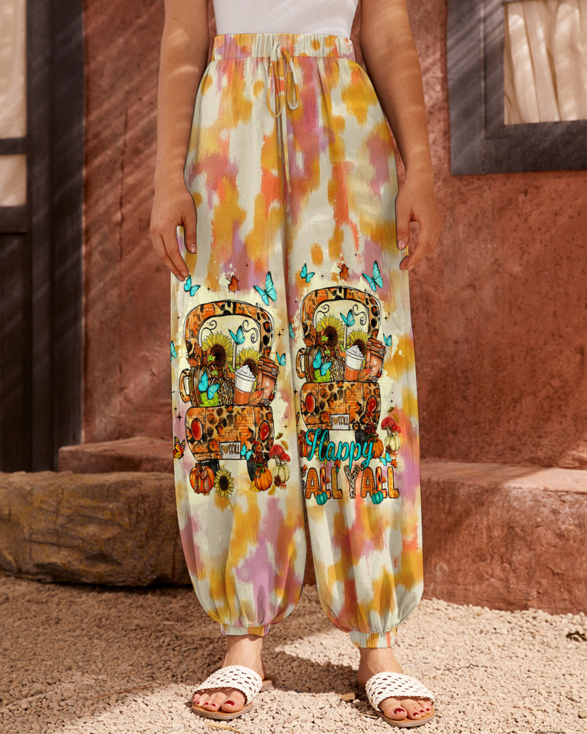 HAPPY FALL Y'ALL TIE DYE ALL OVER PRINT - TLTW2007231