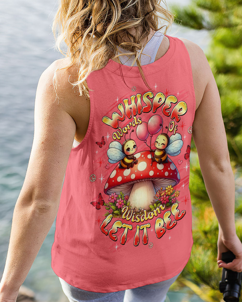 WHISPER WORDS OF WISDOM BEE ALL OVER PRINT - TLTW2009252