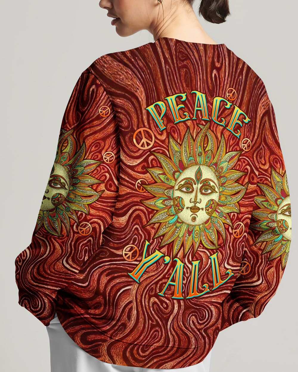 PEACE Y'ALL SUN ALL OVER PRINT - TLTW2107231