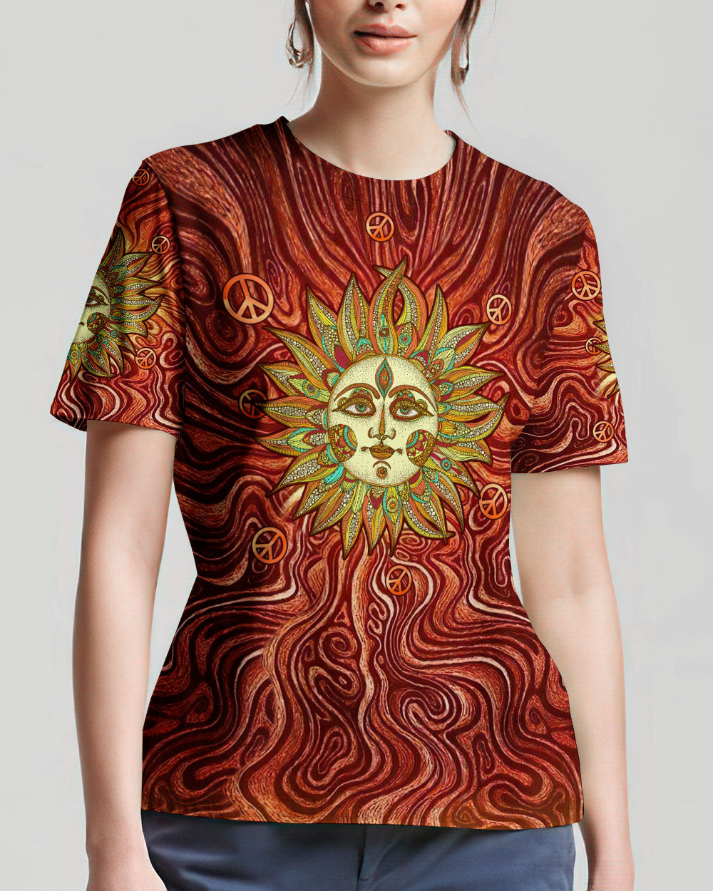 PEACE Y'ALL SUN ALL OVER PRINT - TLTW2107231