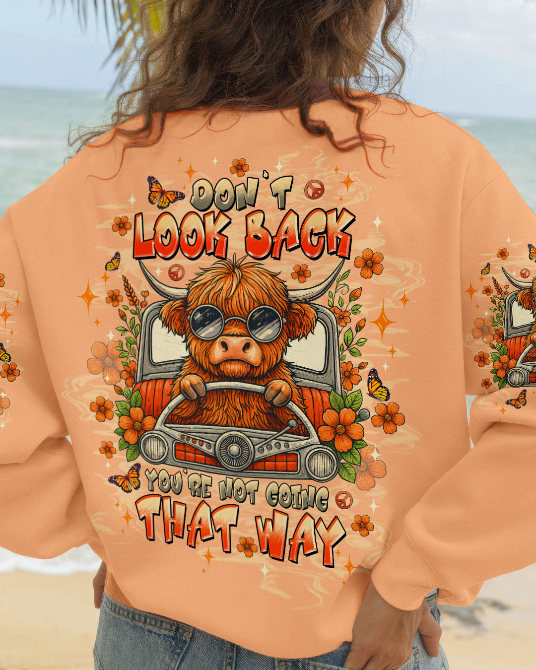 DON'T LOOK BACK COW ALL OVER PRINT - TLTW2108252