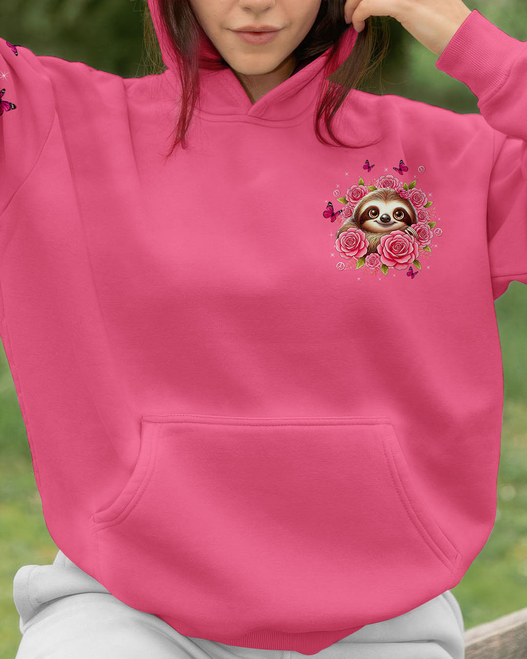 JUST BREATHE SLOTH ROSE ALL OVER PRINT - TLTW2110251