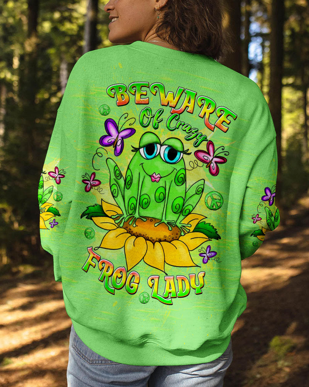 BEWARE OF CRAZY FROG LADY ALL OVER PRINT - TLTW2111244