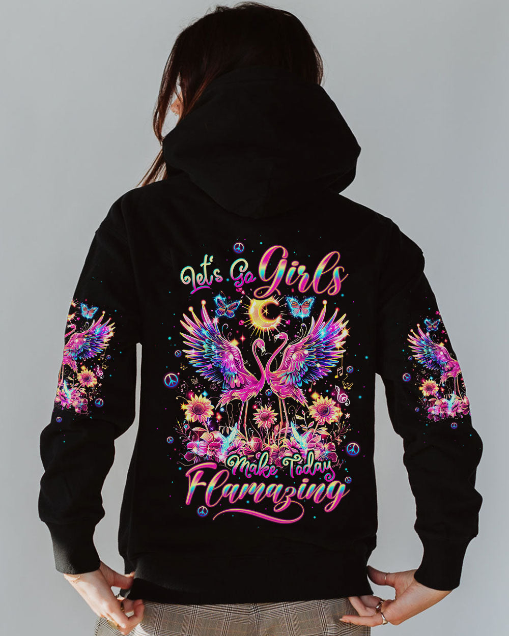 LET'S GO GIRLS MAKE TODAY FLAMAZING FLAMINGO ALL OVER PRINT - TLTW2204242