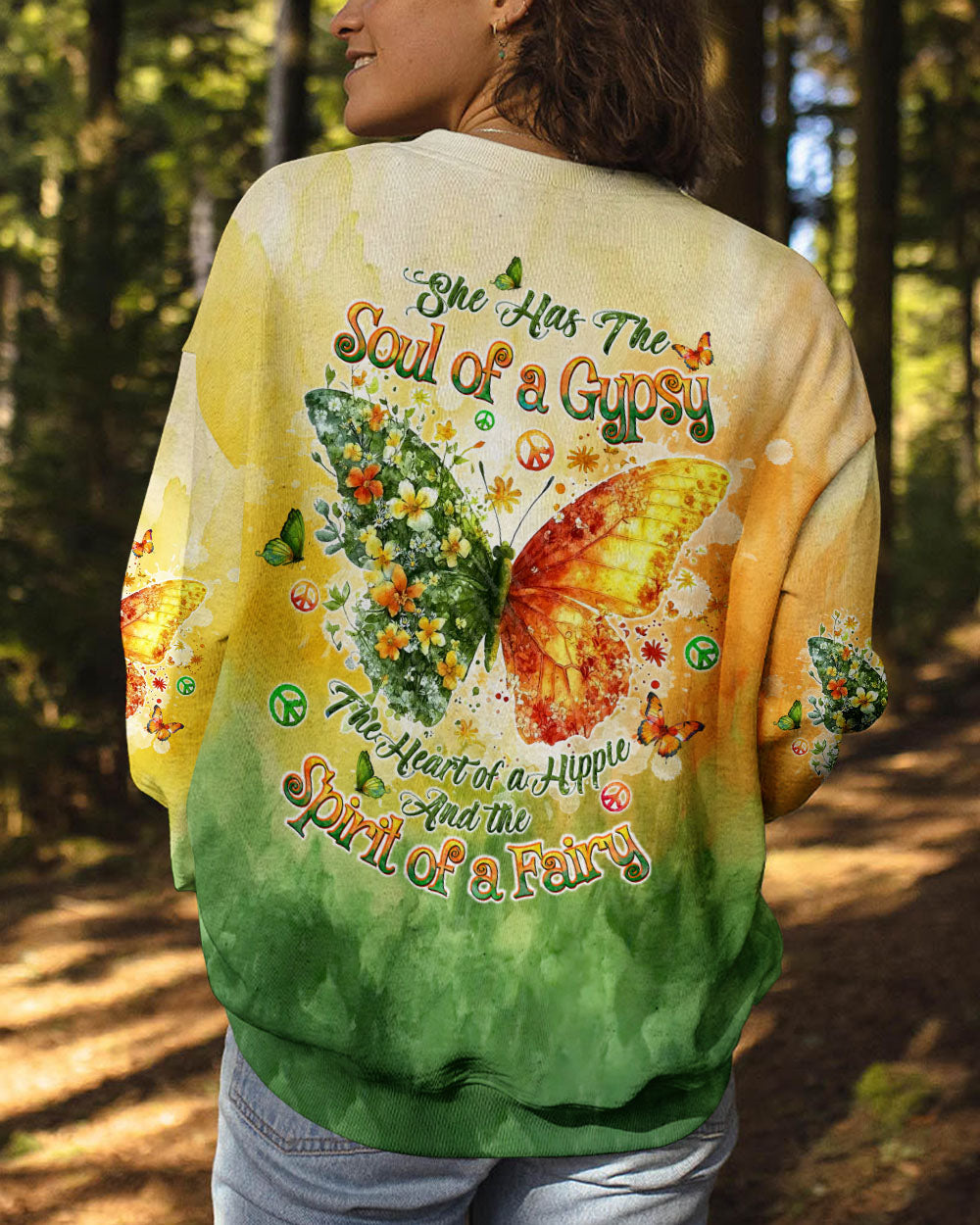 SPIRIT OF A FAIRY BUTTERFLY FLOWER ALL OVER PRINT - TLTW2211246