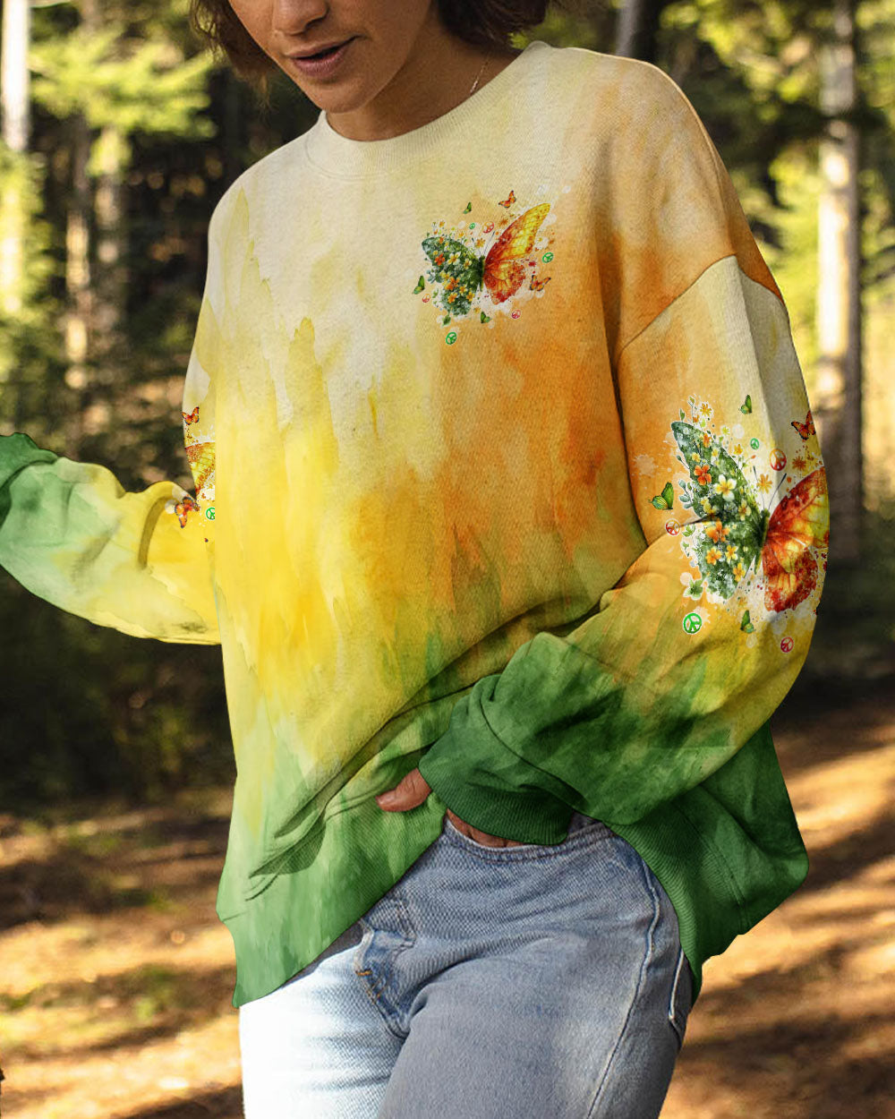 SPIRIT OF A FAIRY BUTTERFLY FLOWER ALL OVER PRINT - TLTW2211246