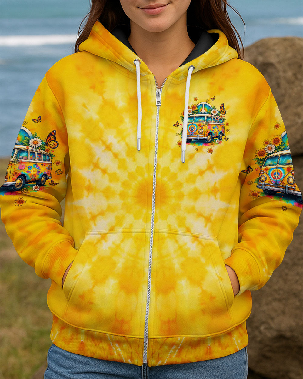 RUNNING AGAINST THE WIND BUS  TIE DYE ALL OVER PRINT  - TLTW2212253